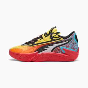 Chaussures de basketball Scoot Zeros II Caution Homme, Rickie Orange-Speed Yellow, extralarge